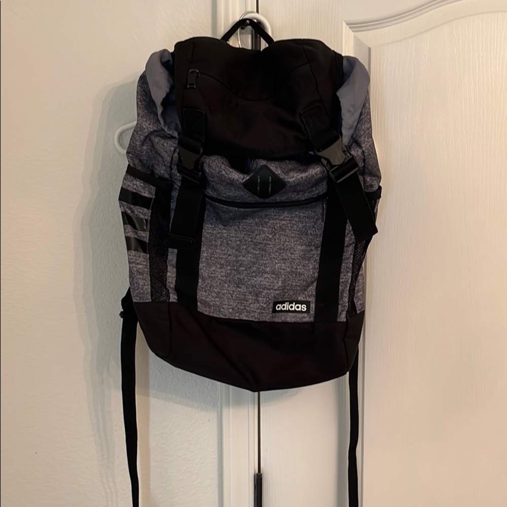Adidas Black and Gray Urban Backpack